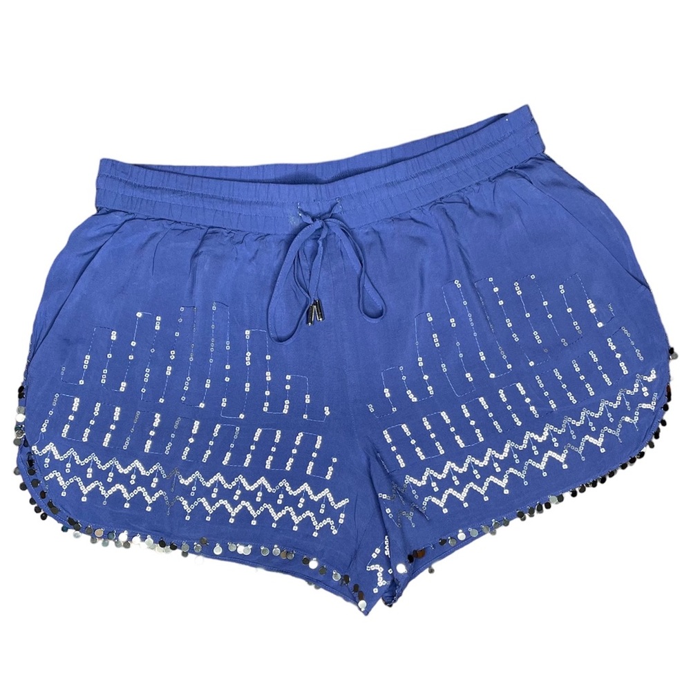 Victoria’s Secret women’s sequins elastic pull string waist shorts size S